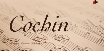 Cochin Font Poster 1